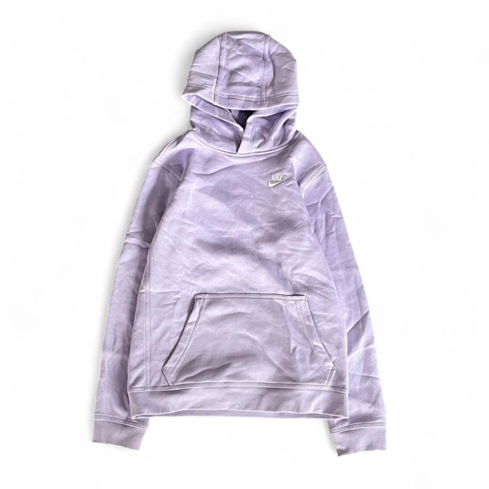 NWT Nike Girls XL Lavender Hoodie Youth Swoosh Sweatshirt
